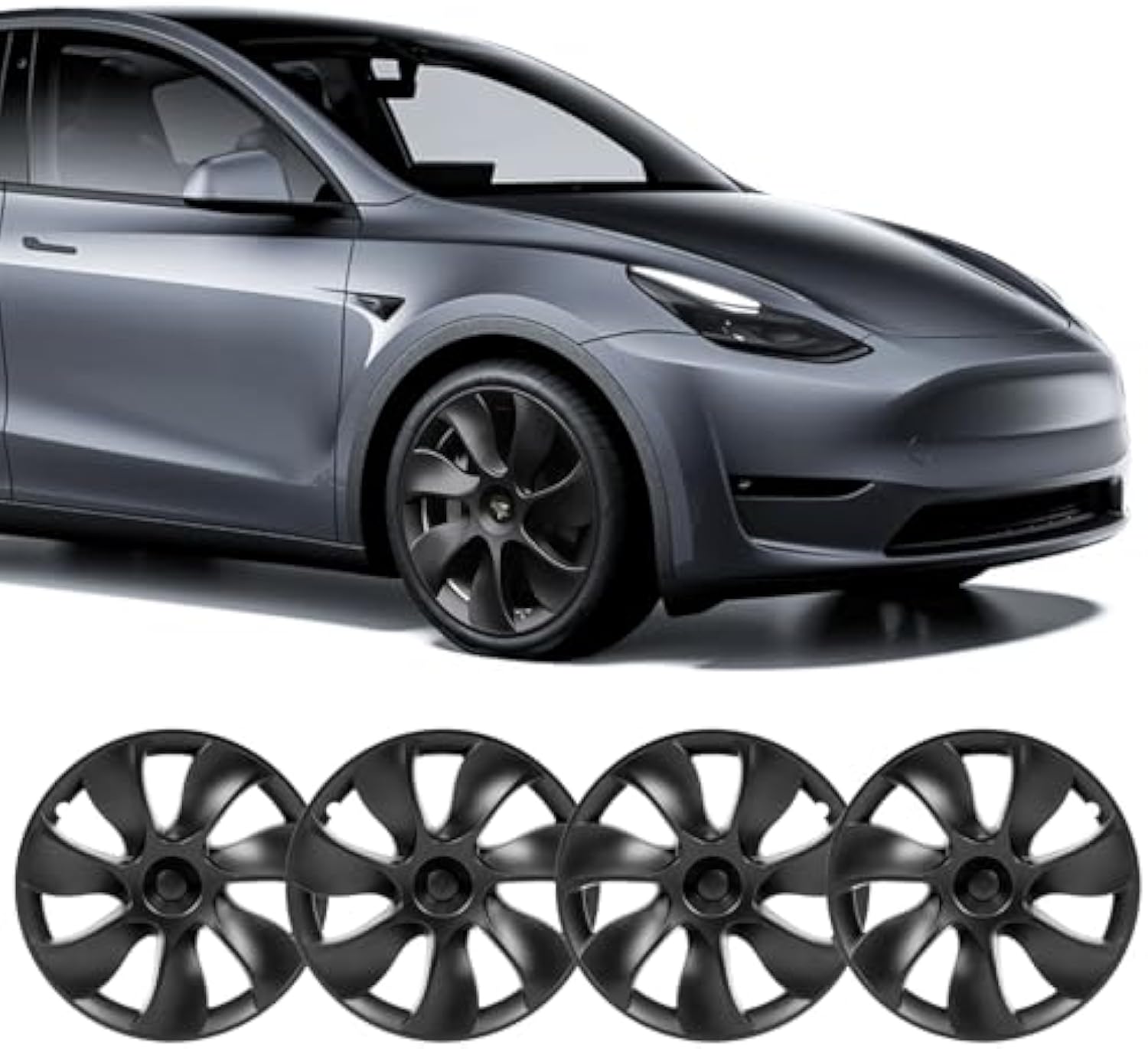 Teslula Blade Wheel Covers for Tesla Model 3/Y-Multi-Size Snap-On Set