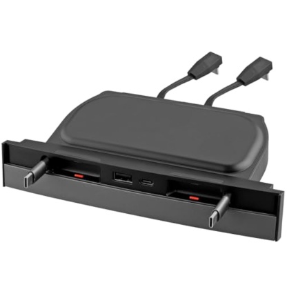 Teslula Retractable USB Hub for Tesla Model3/Y-Fast Charge&Slide Cover