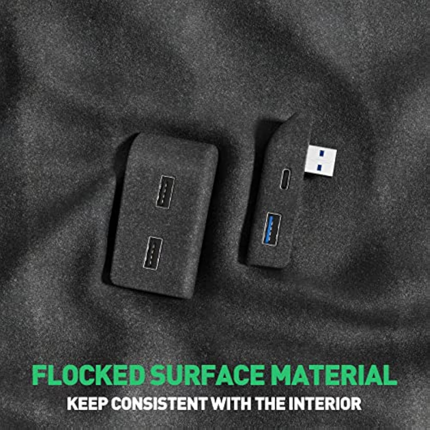 Teslula Glovebox USB Hub for Tesla Model 3/Y 2020-2025 - 4-Port Charging