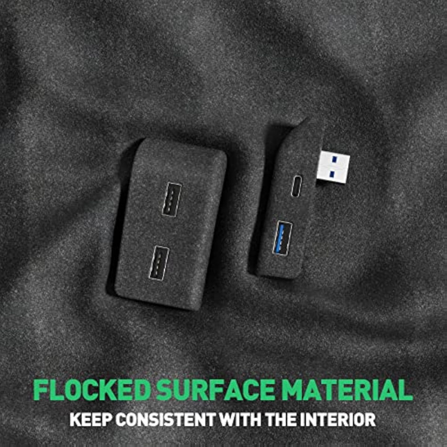 Teslula Glovebox USB Hub for Tesla Model 3/Y 2020-2025 - 4-Port Charging