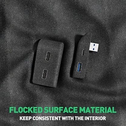 Teslula Glovebox USB Hub for Tesla Model 3/Y 2020-2025 - 4-Port Charging