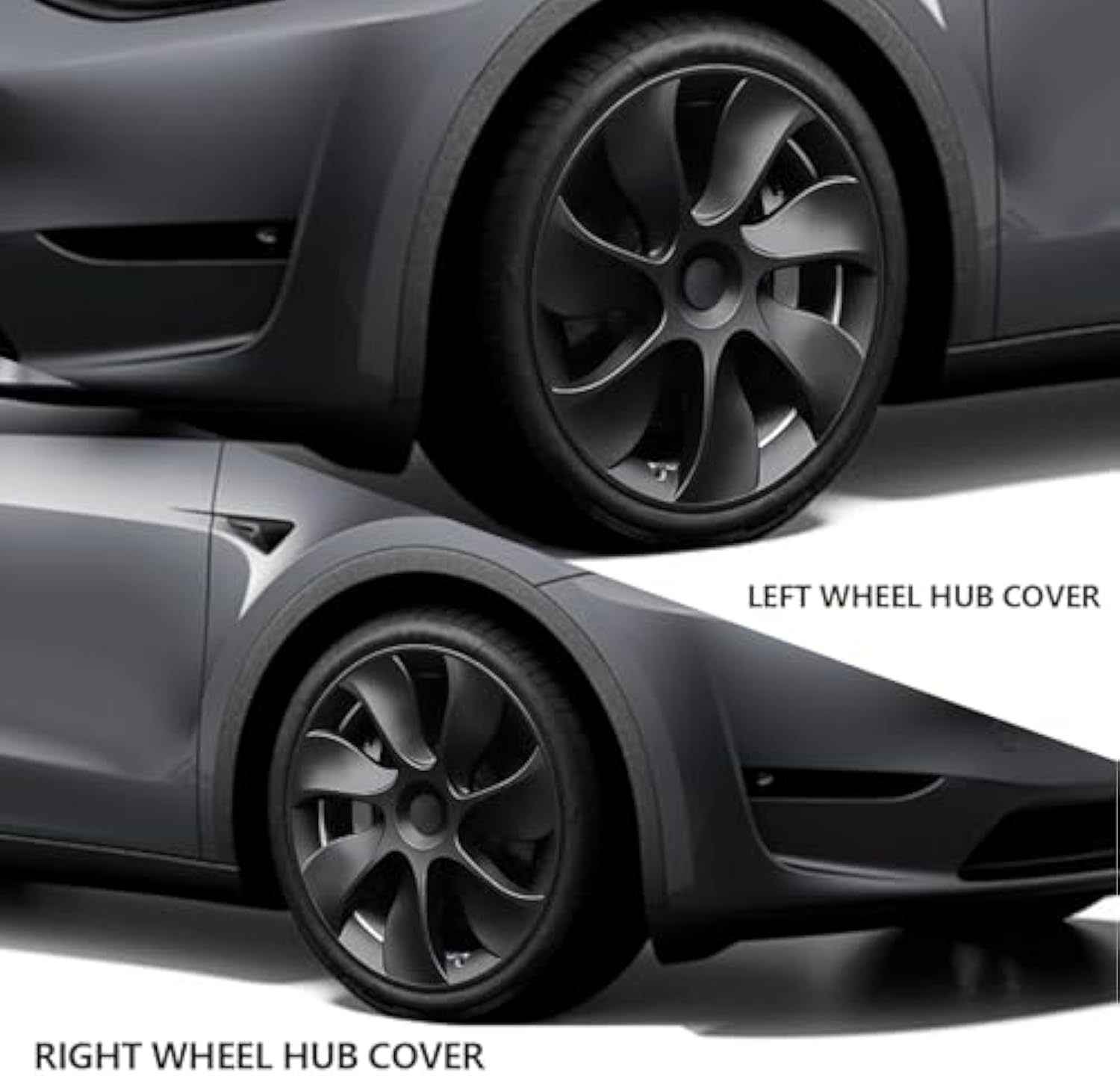 Teslula Blade Wheel Covers for Tesla Model 3/Y-Multi-Size Snap-On Set