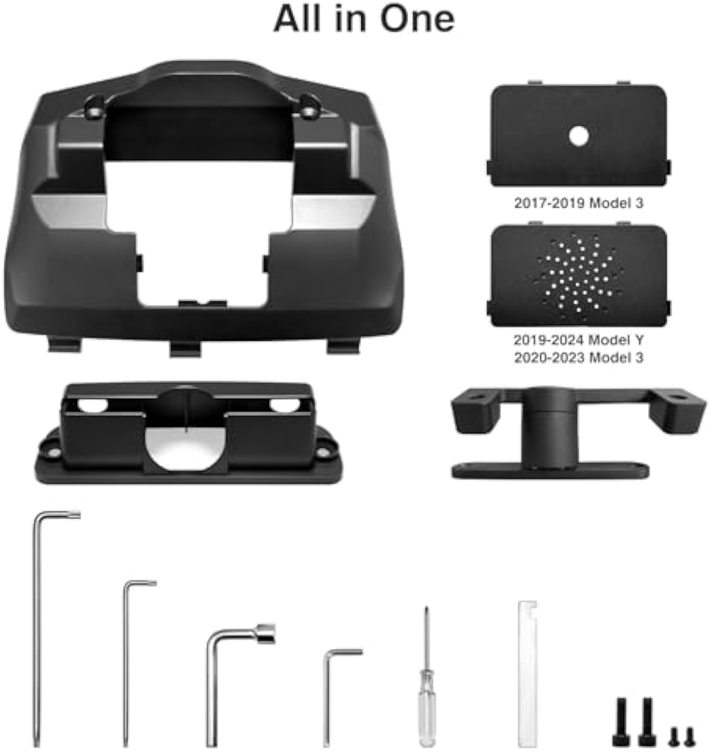 Teslula Screen Swivel Mount for Tesla Model3/Y-4Way Adjustable Bracket