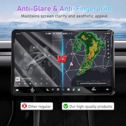 Teslula 2-in-1 Screen Protector for Tesla Model 3/Y - Anti-Glass & Anti-Scratch