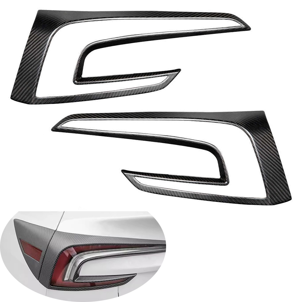 Teslula Carbon Charging Port Cover for Tesla Model 3/Y-Cap-Carbon Fiber Mods