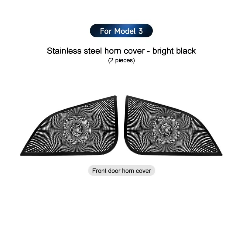 Teslula | Tesla Model 3 Speaker Covers | Audio Grilles & Decorative Pads