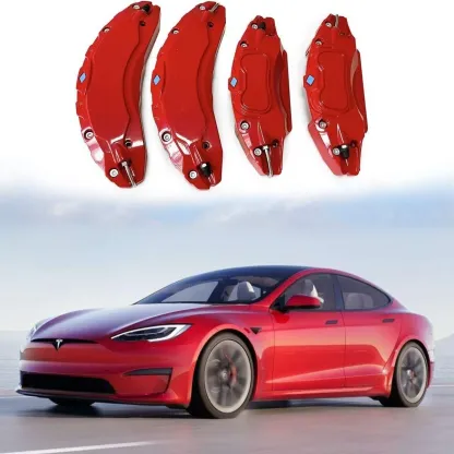 Teslula Aluminum Brake Caliper Covers for Tesla Model S/X 2018-2025