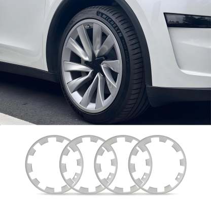 Teslula 20" Rim Protectors for Tesla Model Y Juniper - ABS Hub Caps (Set of 4)