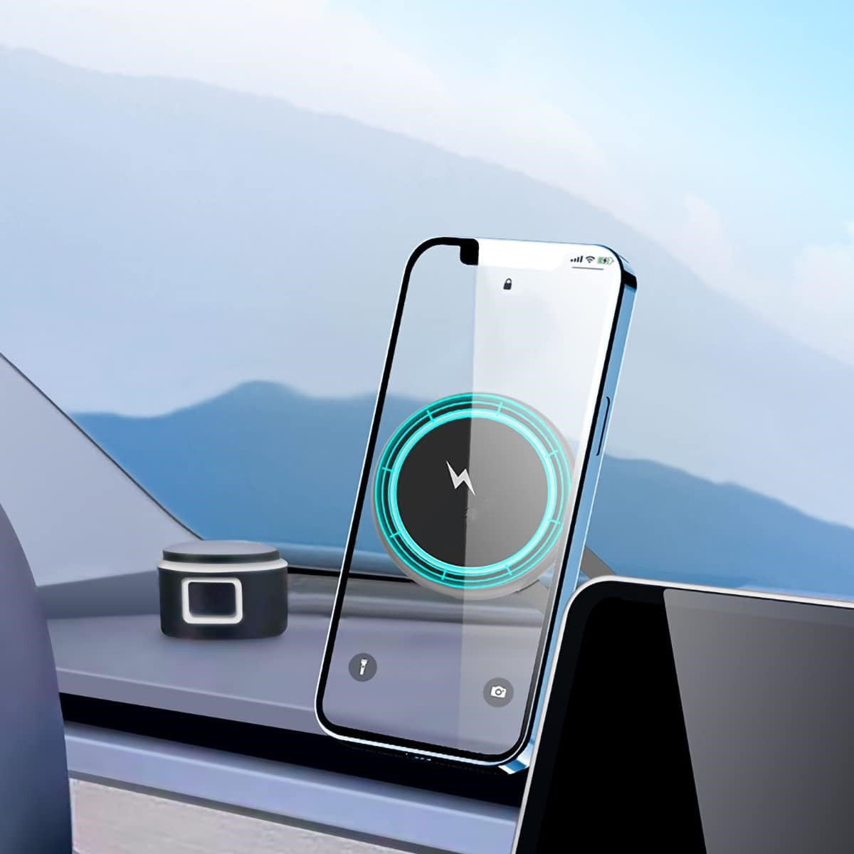 Teslula MagSafe Charger for Tesla All models - 15W Foldable Mount