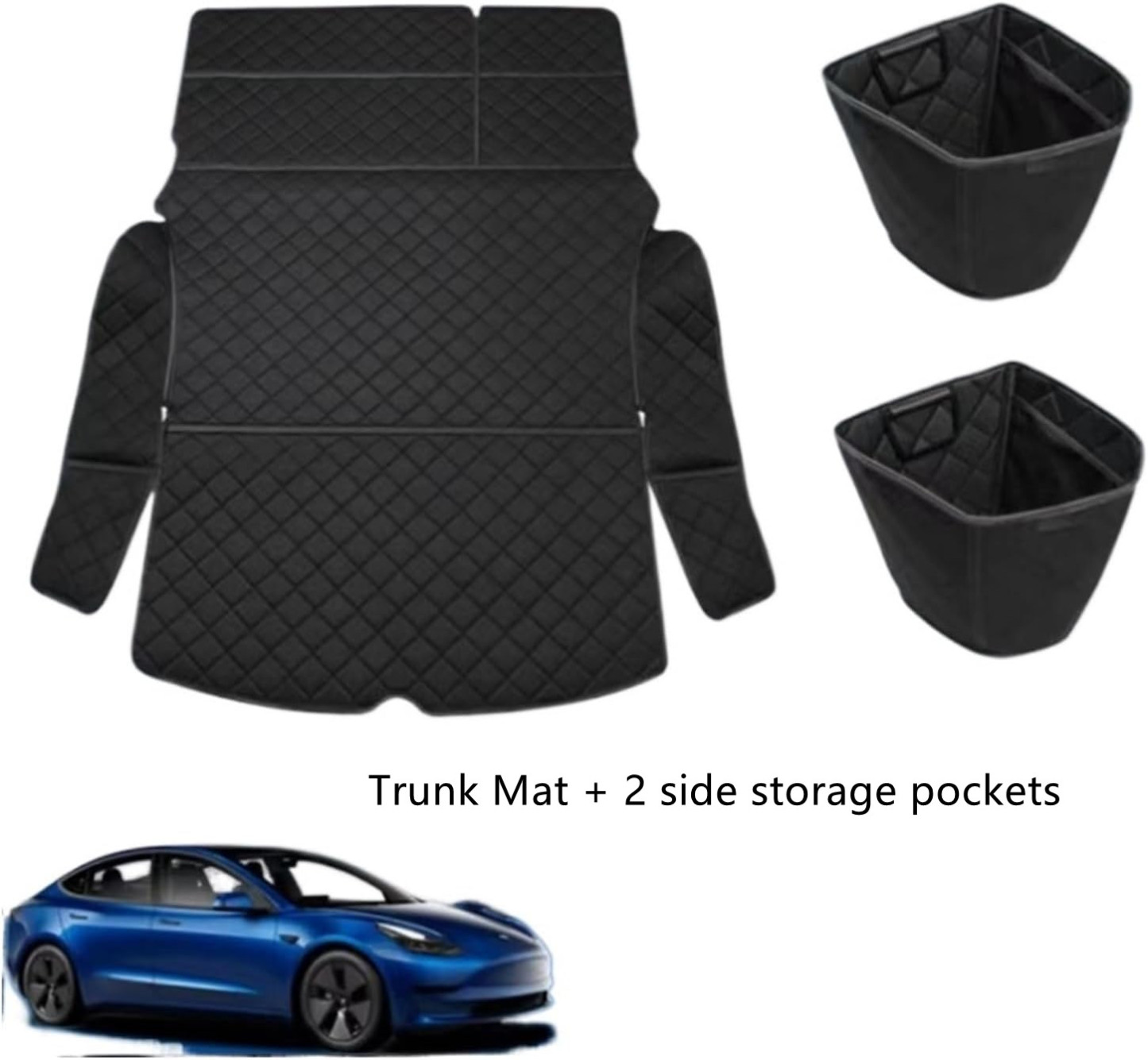 Teslula Trunk Mat Waterproof Car Dog Cover for Tesla Model Y