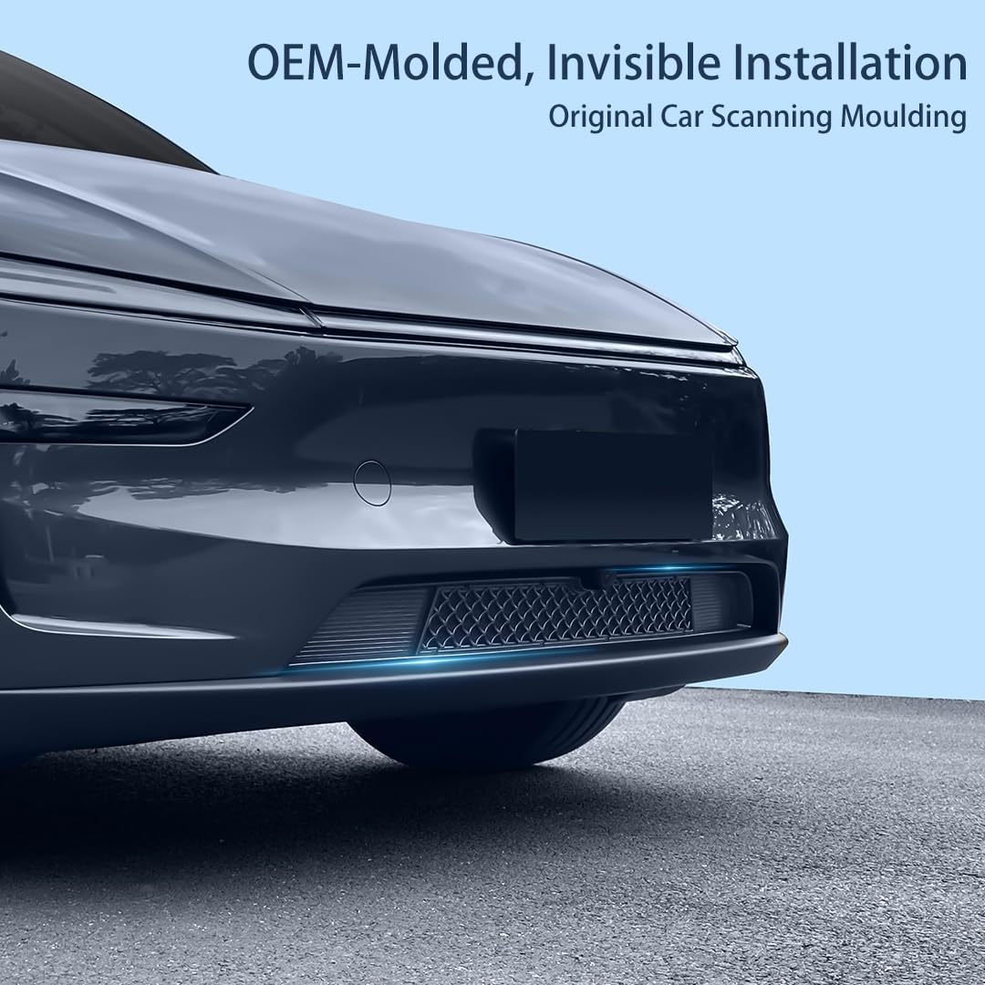 Teslula Front Bumper Grille Guard for Tesla Model 3/Y - Insect & Debris Protection