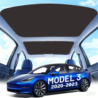 Teslula Magnetic Sunshade for Tesla Model 3/Y - Instant Cooling Cover