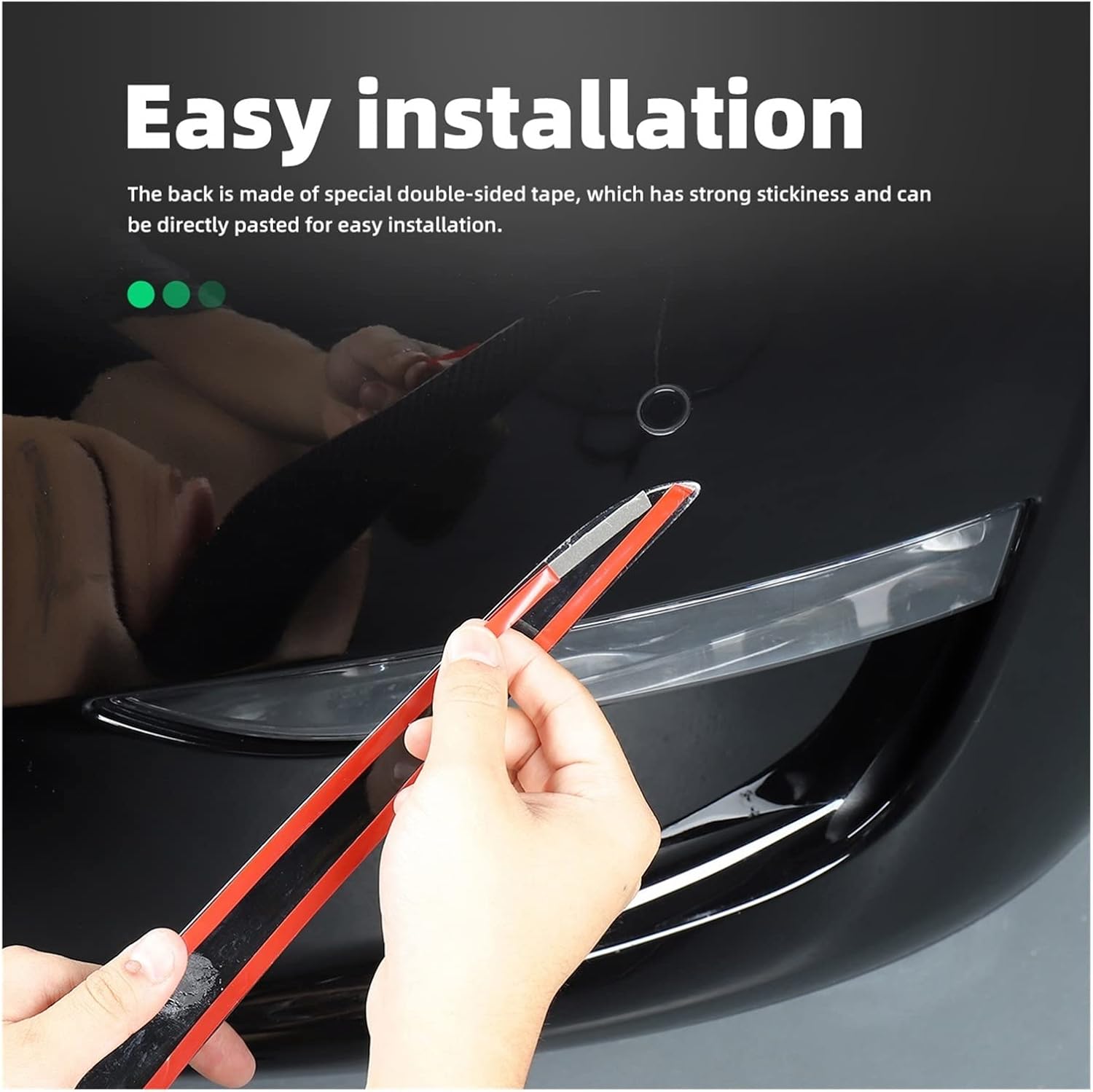 Teslula Carbon Fog Light Trim for Tesla Model 3/Y - Carbon Fiber Mods