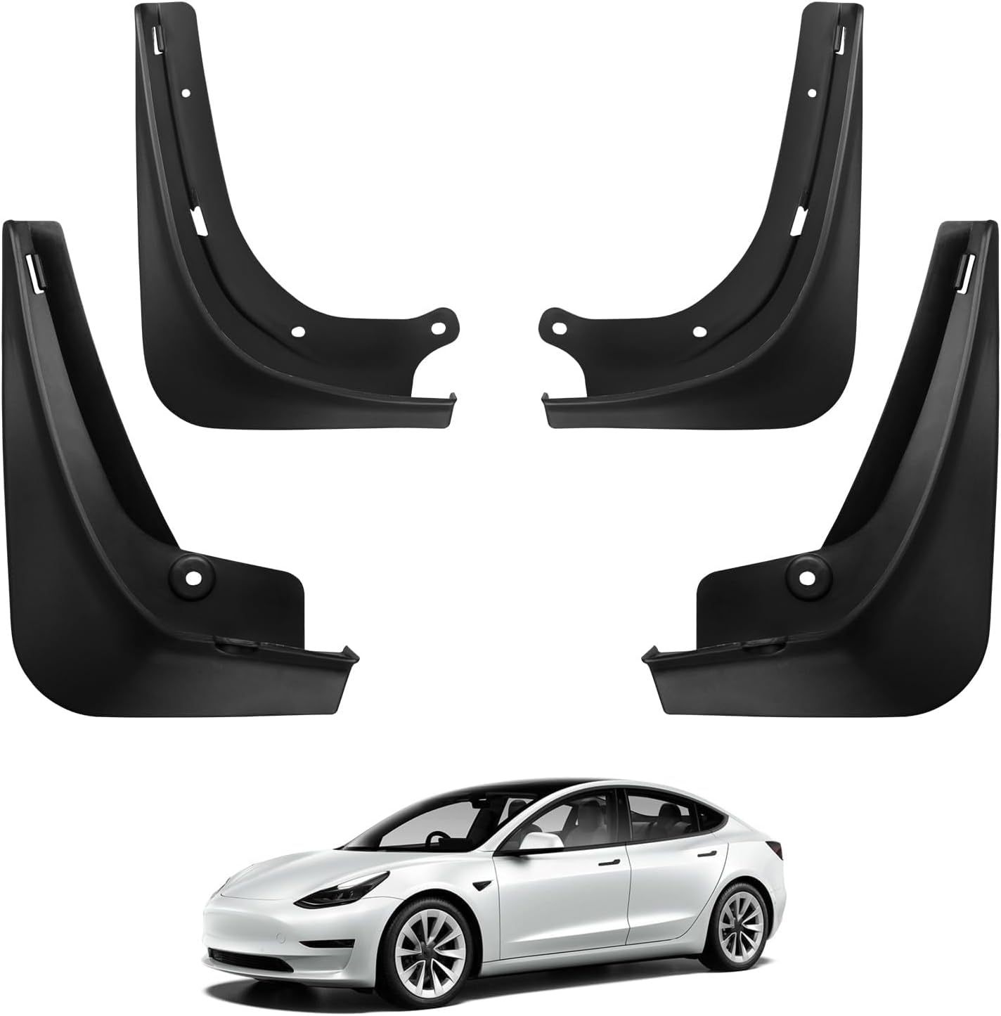 Tesla Mud Flaps: OEM Fit All-Weather Protection | Teslula