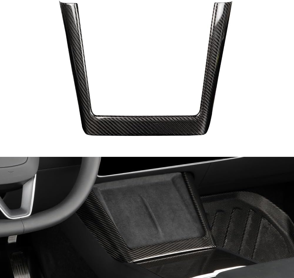 Teslula Dry Carbon Charger Frame for New Model Y & Model 3 Highland