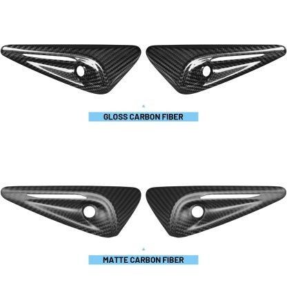 Teslula Carbon Side Camera Covers for Tesla Model3/Y-Carbon fiber Mods