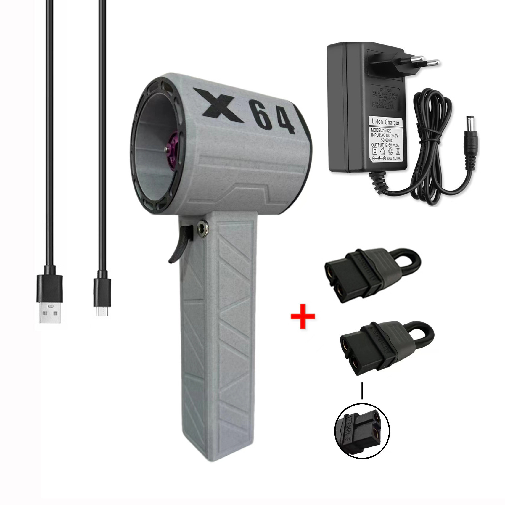 Teslula Turbo Blower - 8000mAh Cordless Dust Remover for Car & Home