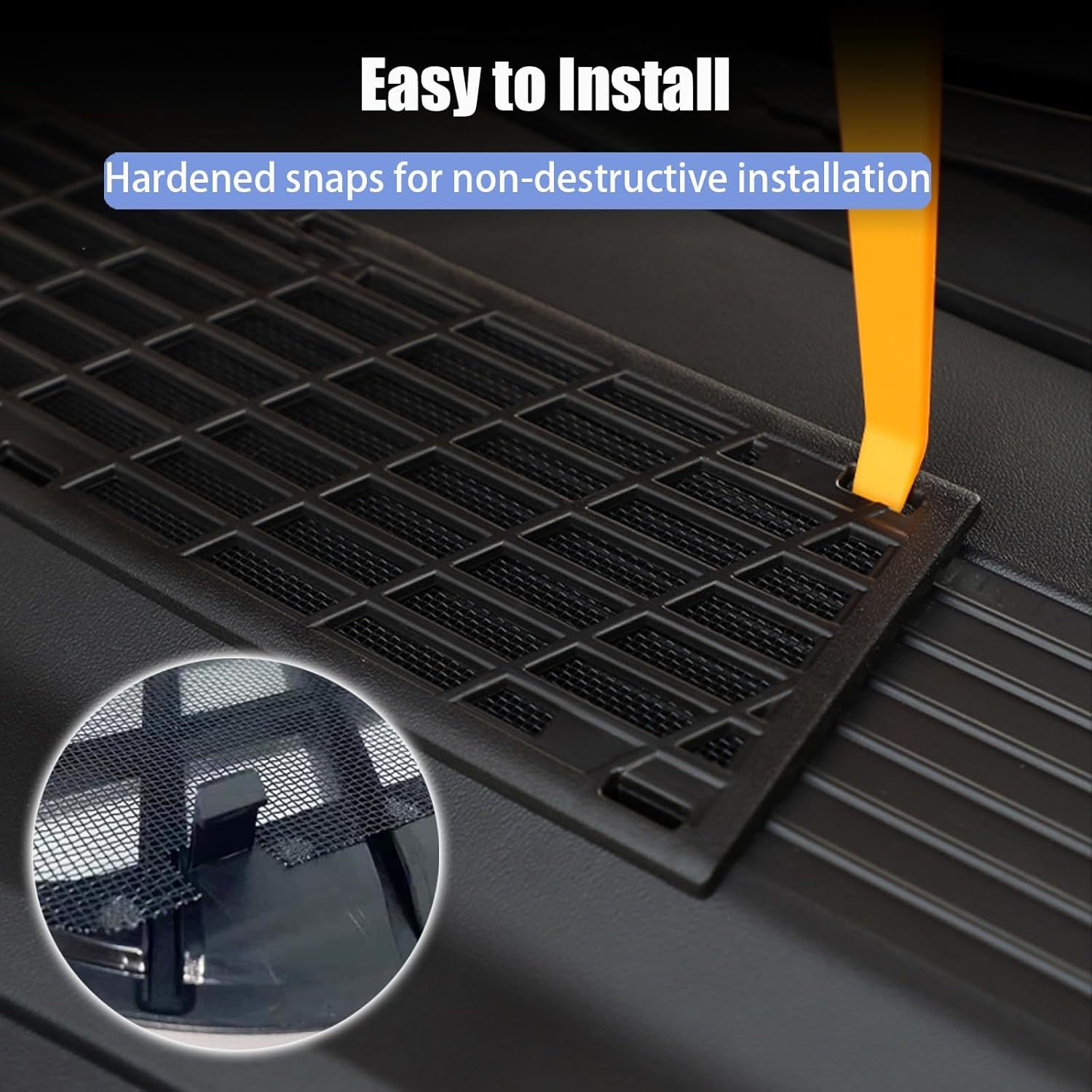 Teslula Air Intake Cover for Tesla Model 3 Highland - Debris Protection