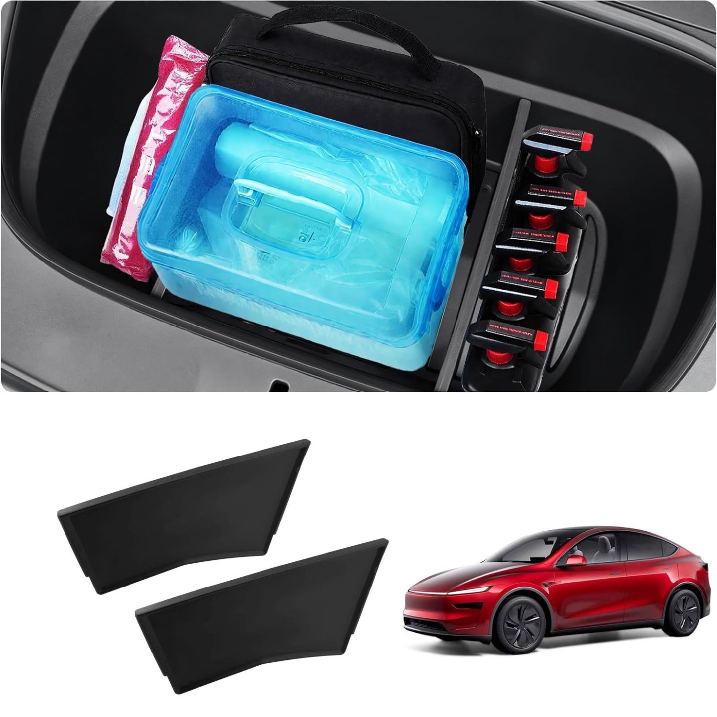 Teslula Front Trunk Organizer for Model Y Juniper-Storage Divider Set