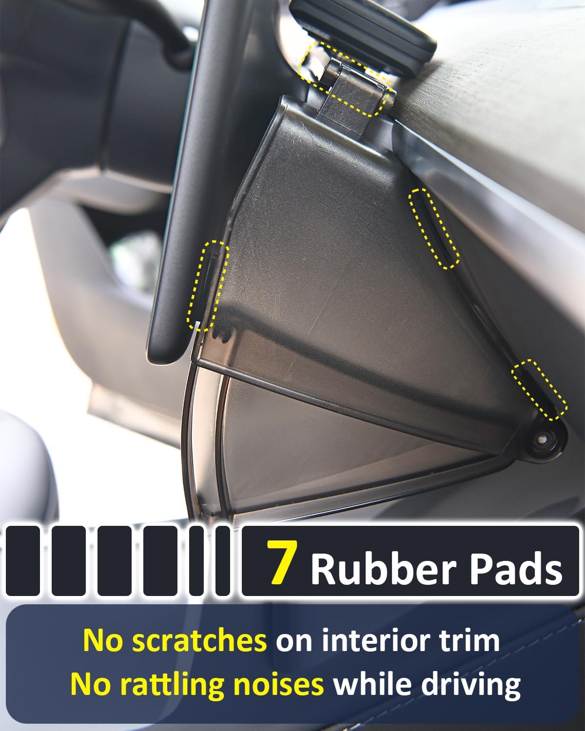 Teslula Under Screen Storage for Tesla Model 3/Y - Hidden Organizer Tray