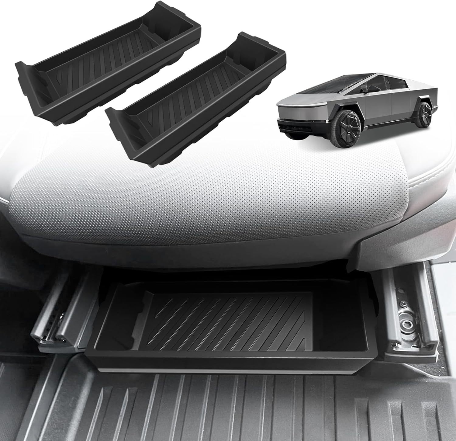 Teslula TPE Under Seat Storage Box for Model Y Juniper