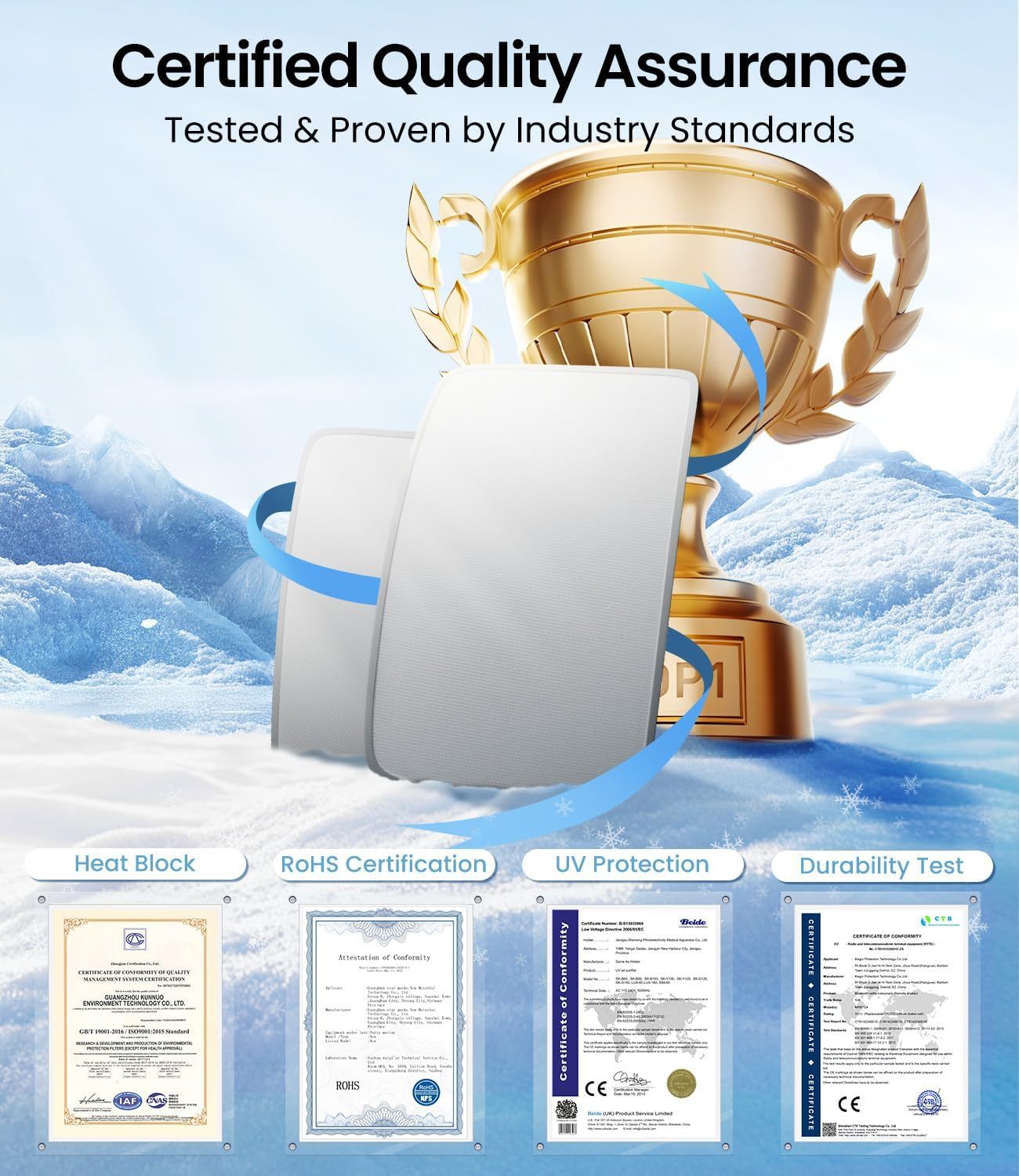 Teslula Magnetic Sunshade for Tesla Model 3/Y - Instant Cooling Cover