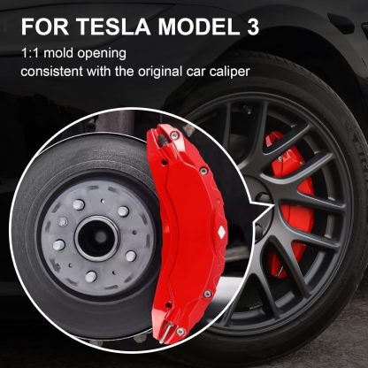 Teslula Brake Caliper Covers for Tesla Model 3/Highland-18/19"Wheels