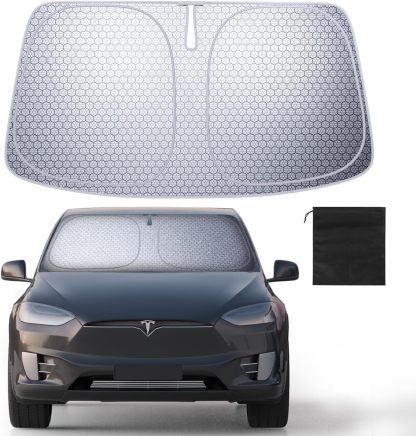 Teslula Front Windshield Sunshade for Tesla Model 3 / Model Y