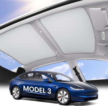 Teslula Magnetic Sunshade for Tesla Model 3/Y - Instant Cooling Cover