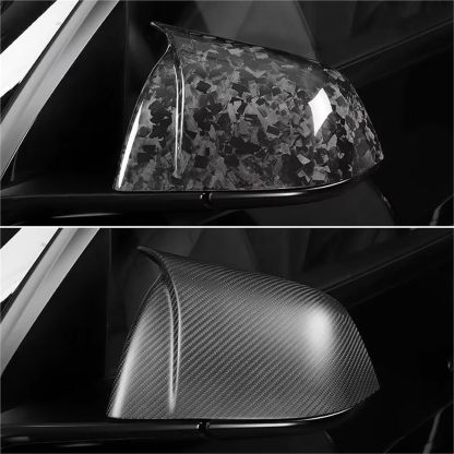 Teslula Carbon Mirror Caps for Tesla Model 3/Y - Carbon Fiber Exterior Mods
