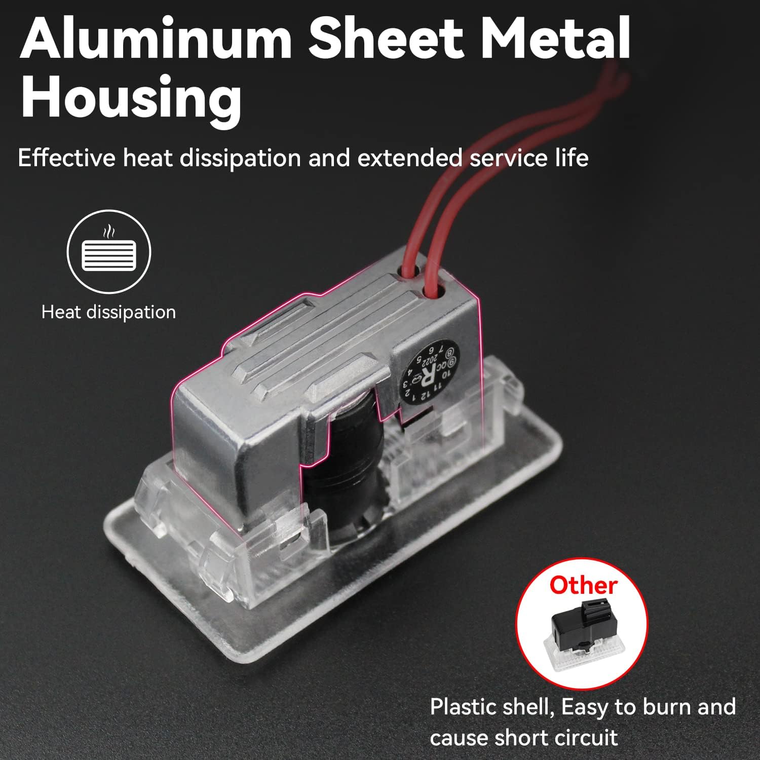 Teslula LED Puddle Lights for Tesla - Logo Projector Door Lights