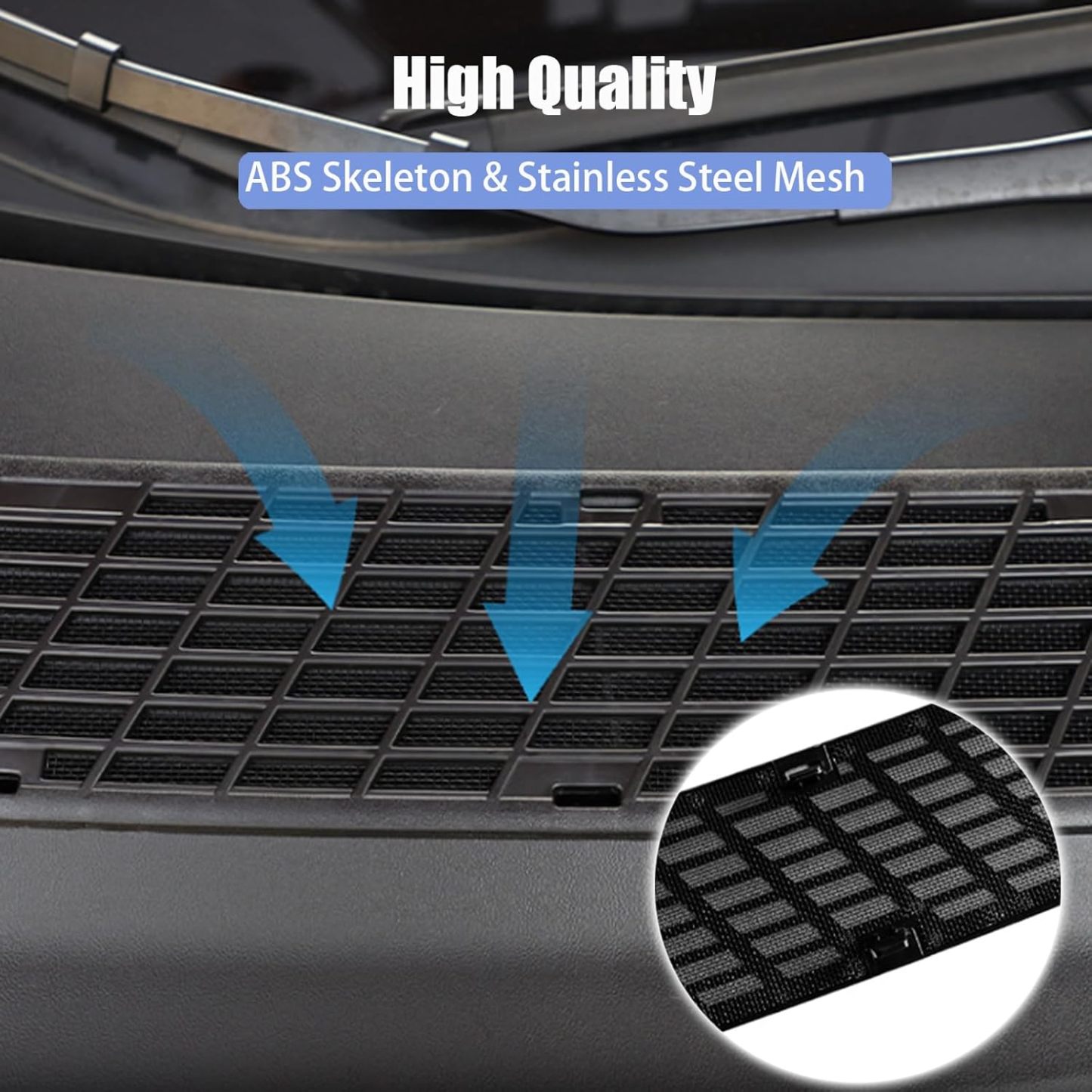 Teslula Air Intake Cover for Tesla Model 3 Highland - Debris Protection