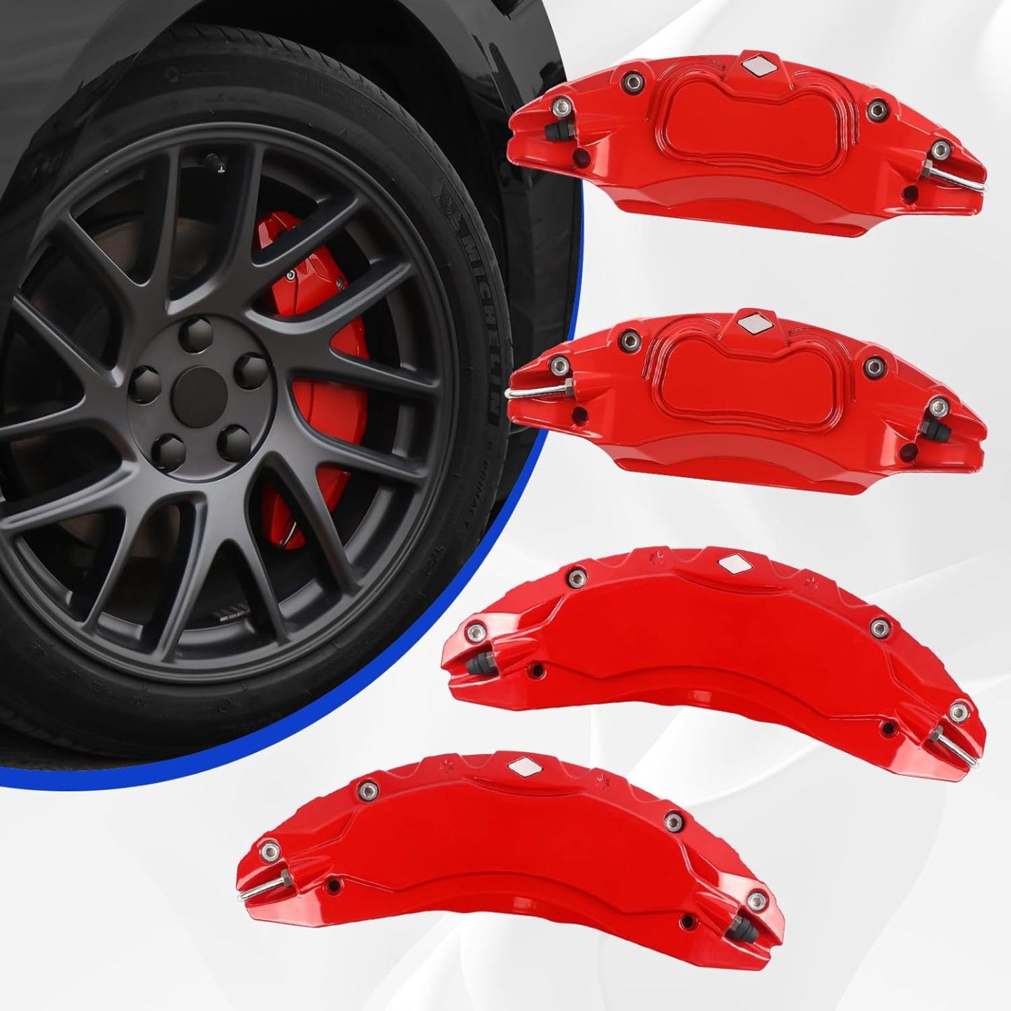 Teslula Brake Caliper Covers for Tesla Model 3/Highland-18/19"Wheels