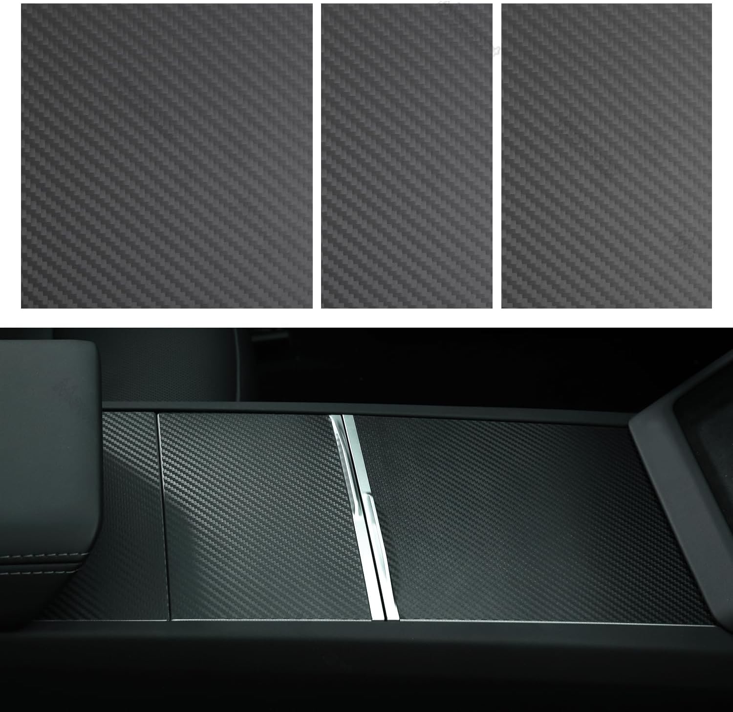 Teslula Real Carbon Console for Tesla Model 3 Highland - OEM Fit