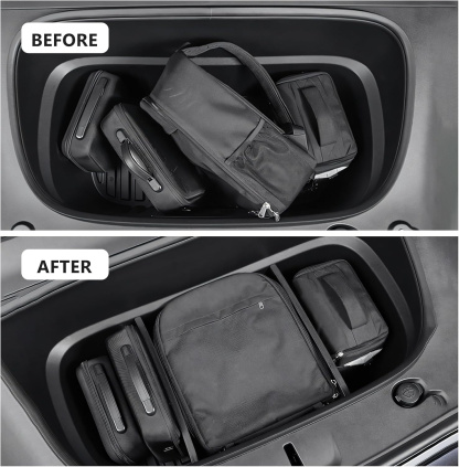 Teslula Front Trunk Organizer for Model Y Juniper-Storage Divider Set