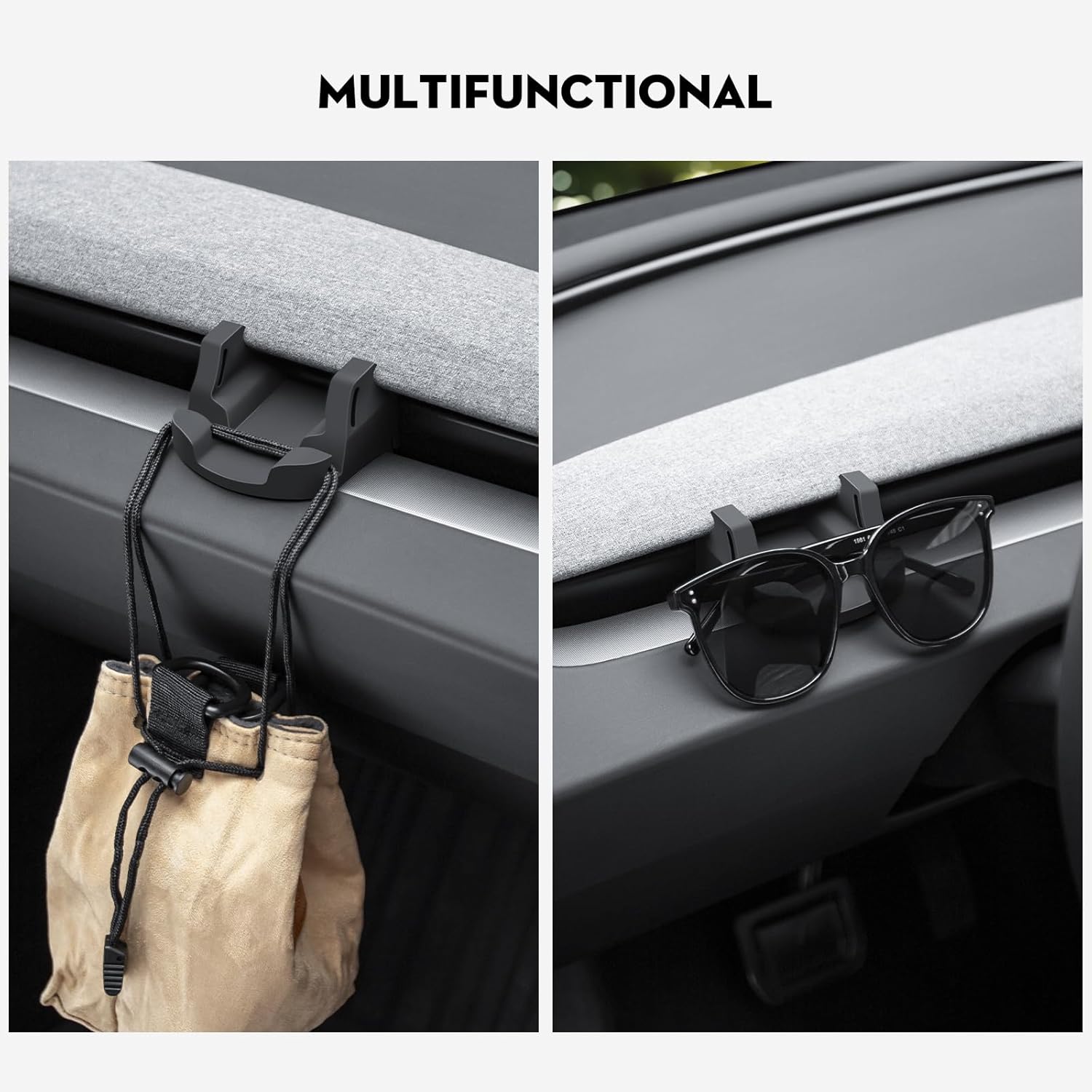 Teslula Silicone Phone Mount for Model3/Y-Non-Destructive Multi-Hook