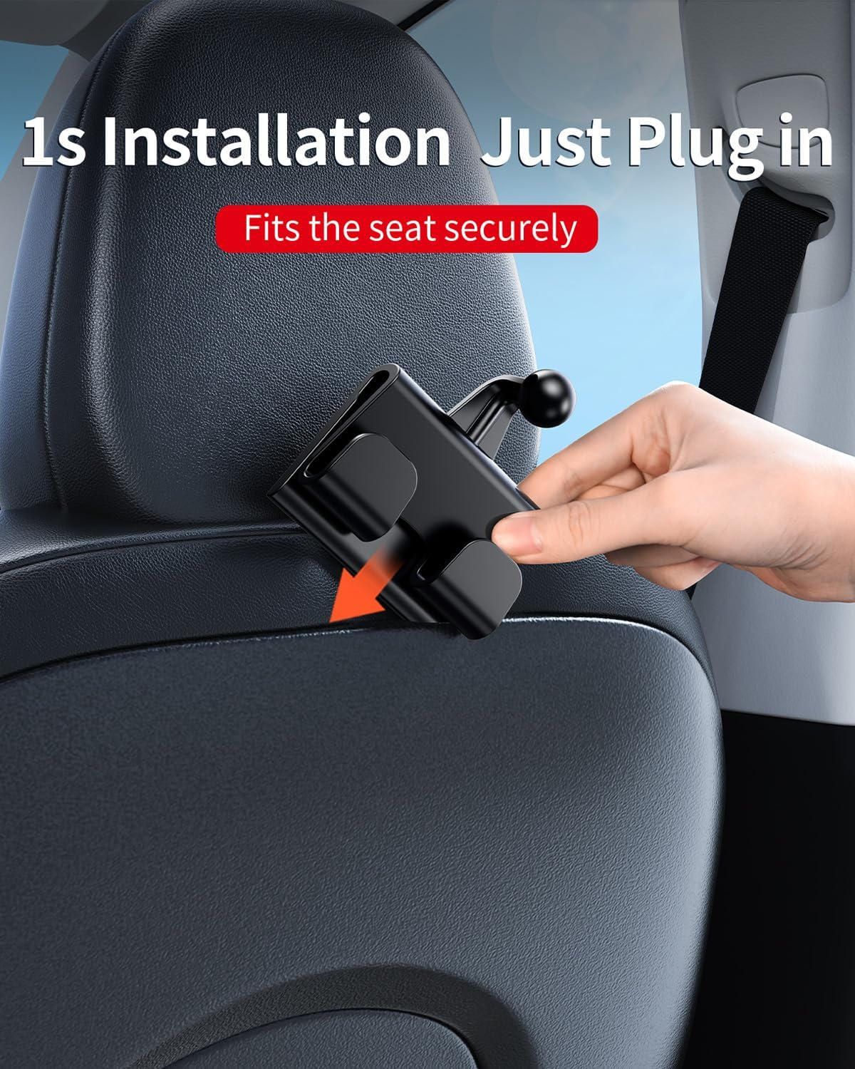 Teslula Seat Back Hook for Tesla - Tablet Holder & Bag Hooks