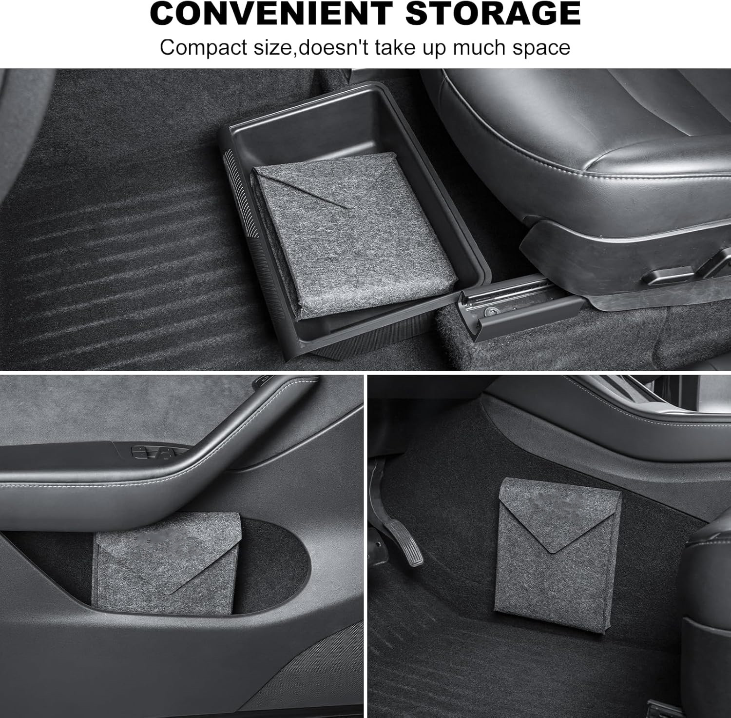 Teslula Center Console Folding Table for Model Y Juniper / Model 3 Highland