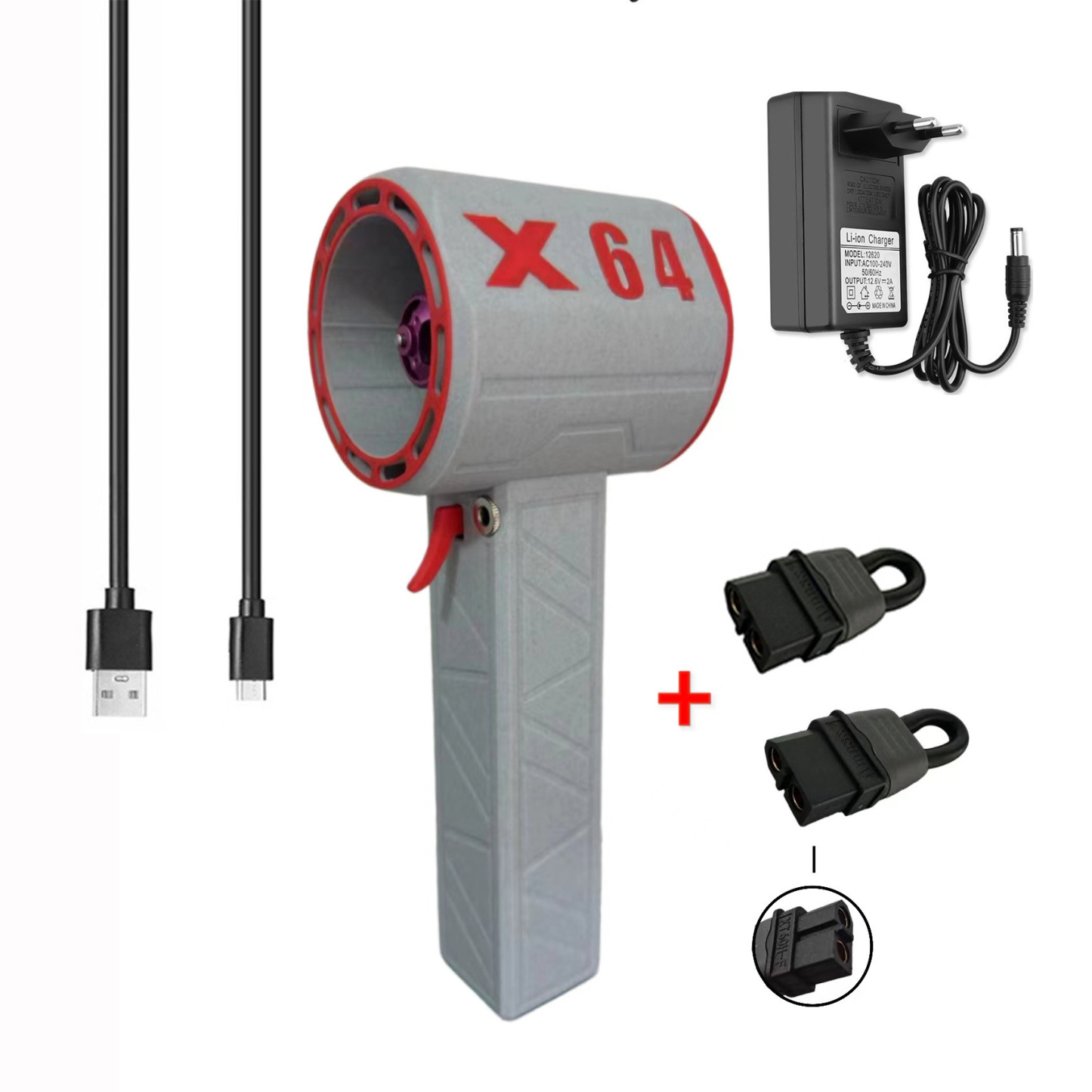 Teslula Turbo Blower - 8000mAh Cordless Dust Remover for Car & Home