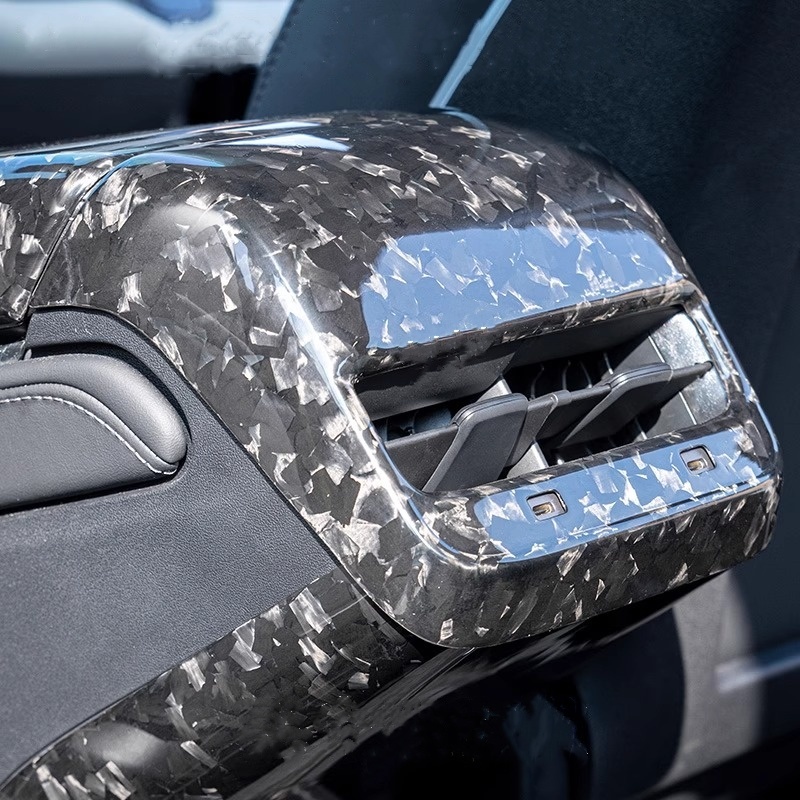 Teslula Carbon Rear Vent Cover for Tesla Model3/Y - Carbon Fiber Mods