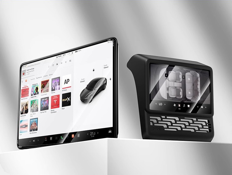 Teslula 2-in-1 Screen Protector for Tesla Model 3/Y - Anti-Glass & Anti-Scratch