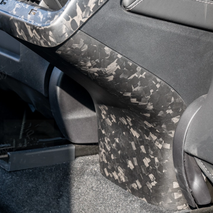 Teslula Model 3 / Y Backseat Center Console Base Cap-Carbon Fiber Mods