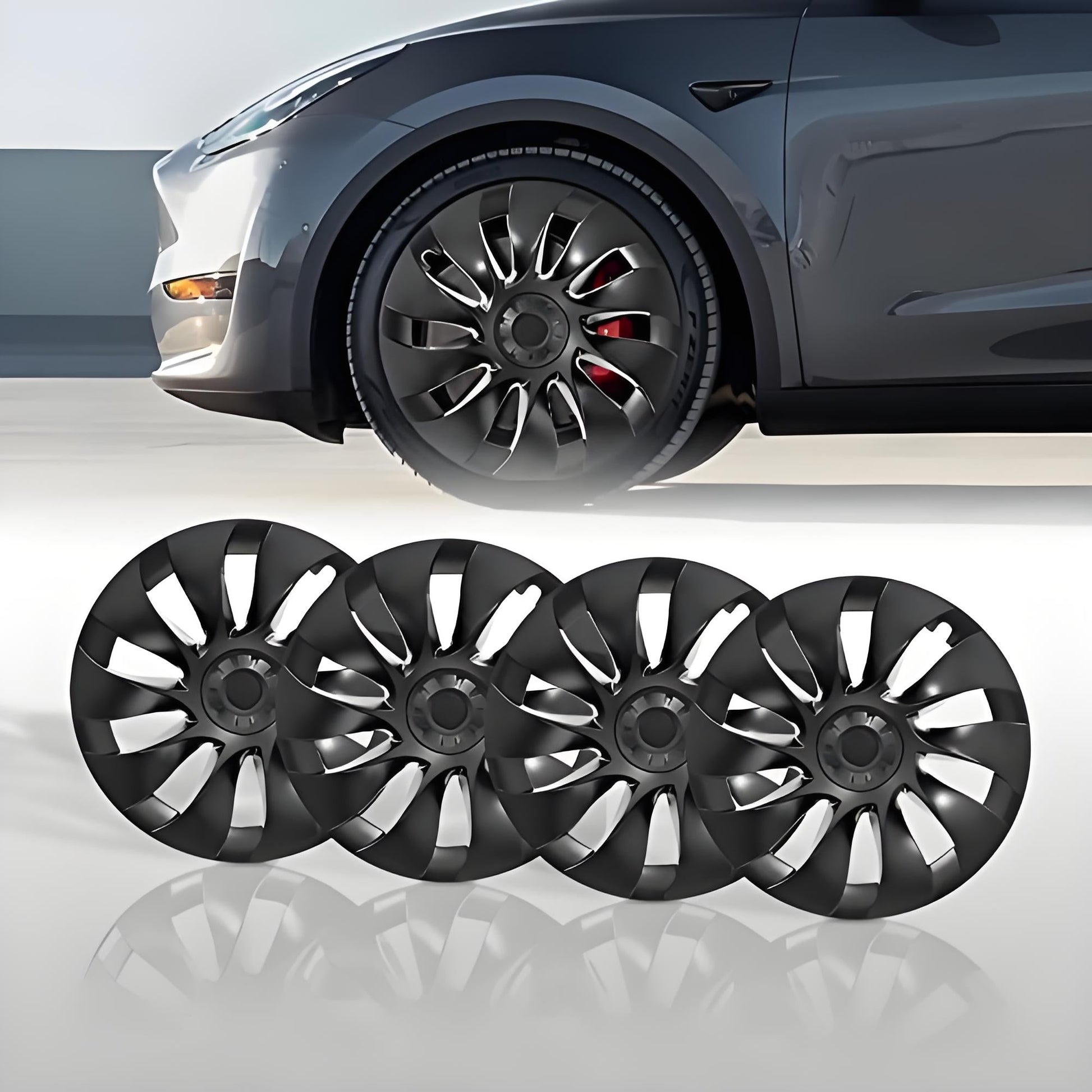 Teslula Blade Wheel Covers for Tesla Model 3/Y-Multi-Size Snap-On Set