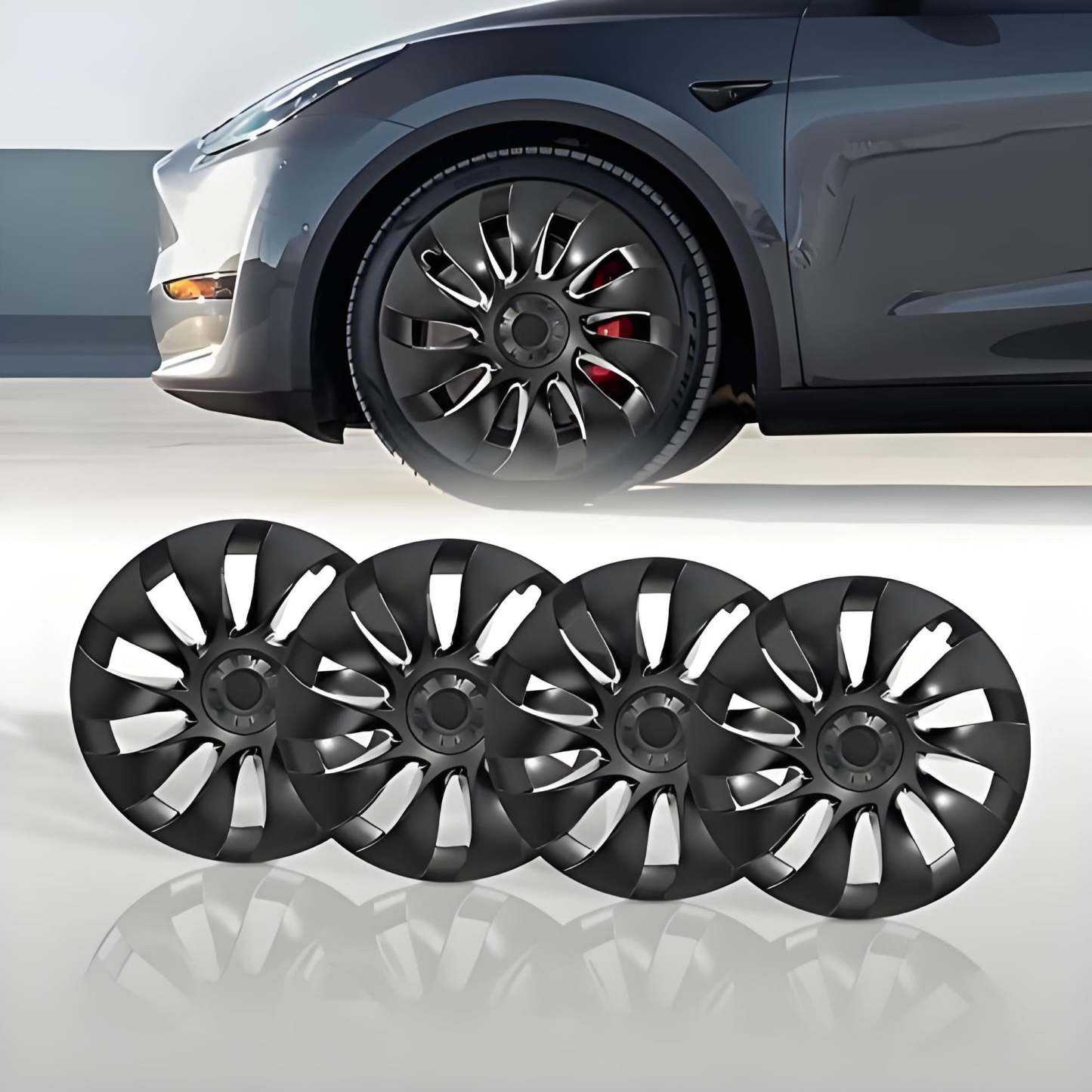 Teslula Blade Wheel Covers for Tesla Model 3/Y-Multi-Size Snap-On Set
