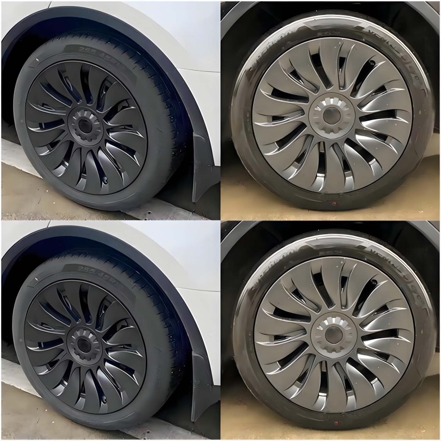 Teslula 19″ 20″ Uberturbine/Gemini Wheel Covers for Tesla Model Y