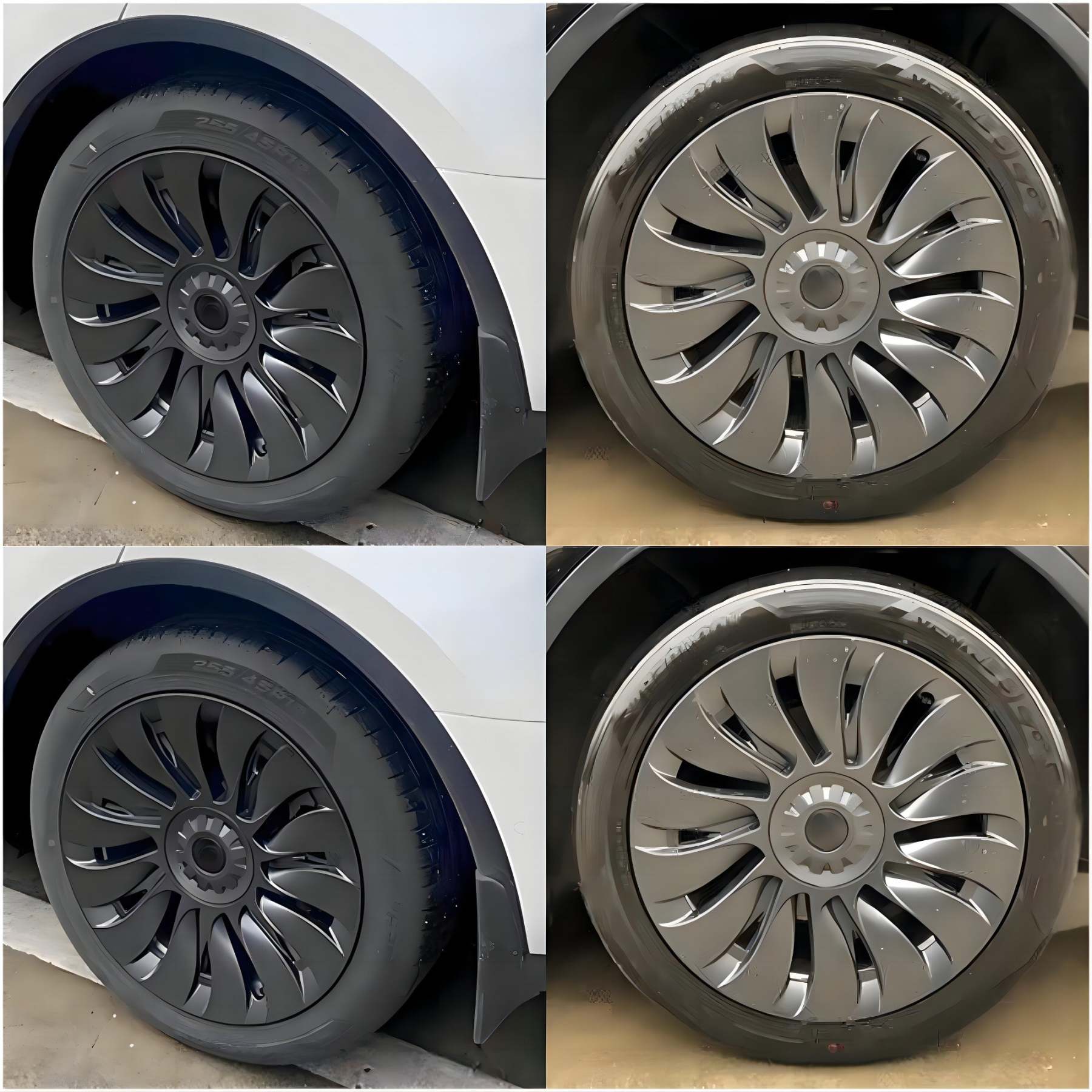 Teslula 19″ 20″ Uberturbine/Gemini Wheel Covers for Tesla Model Y
