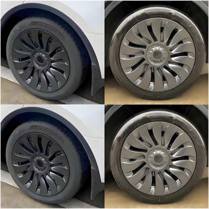 Teslula 19″ 20″ Uberturbine/Gemini Wheel Covers for Tesla Model Y