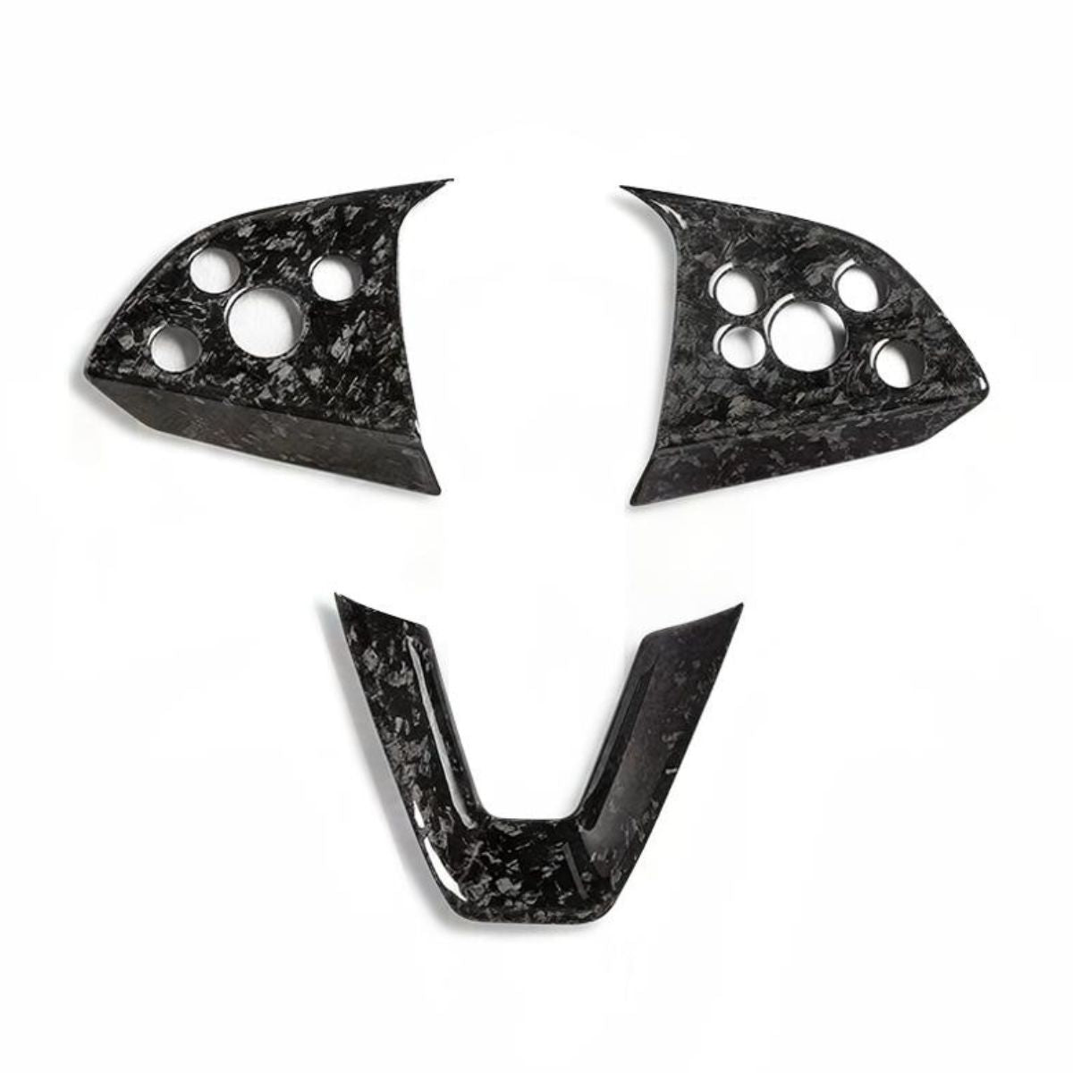 Teslula Carbon Steering Trim for Tesla Model 3 Highland 2024+