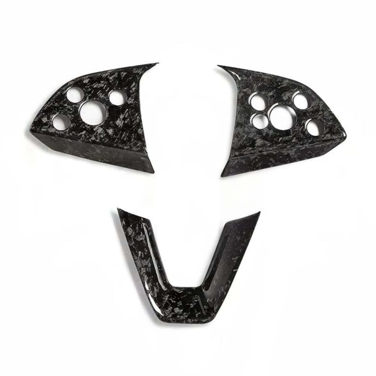 Teslula Carbon Steering Trim for Tesla Model 3 Highland 2024+