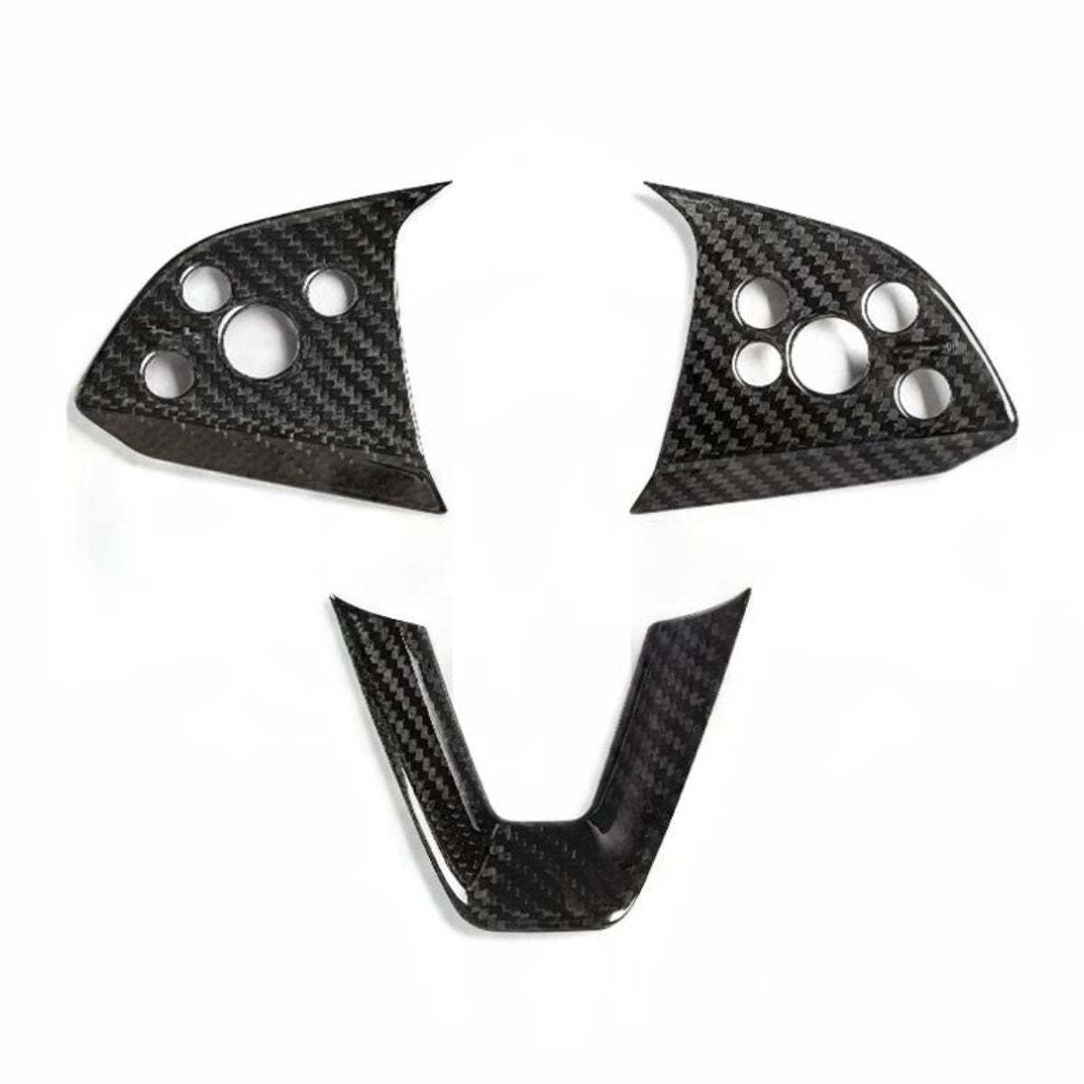 Teslula Carbon Steering Trim for Tesla Model 3 Highland 2024+